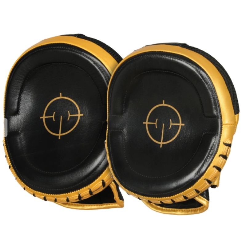 DBX Bushido Trainer's Paws | black leather martial arts equipment
