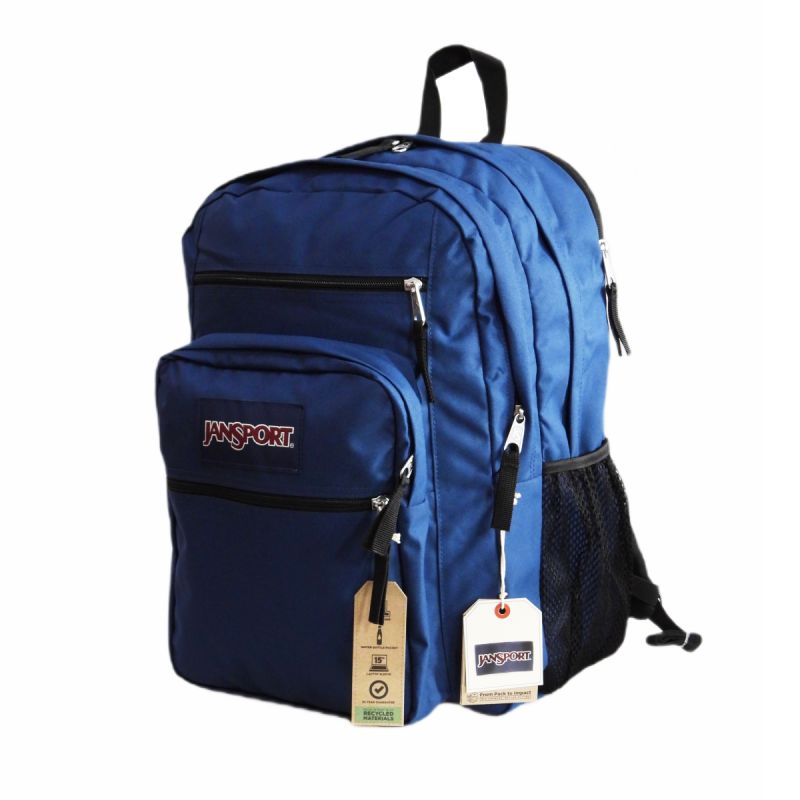 JanSport Big Student Backpack for School and University 34L Navy – sötétkék hátizsák EK0A5BAHN54