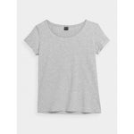 Women's regular plain T-shirt 4F 4FMM00TTSHF732-27M