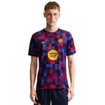 Nike FC Barcelona Home Men's T-Shirt Navy Blue and bordó ruházat II1667621