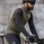 Rockbros ROAD TO SKY insulated windproof vest L - green l \ zielony vests