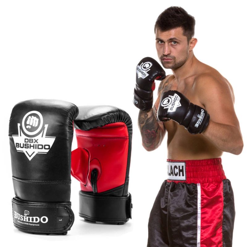 DBX Bushido Mitts Red - One size fits all piros kesztyű