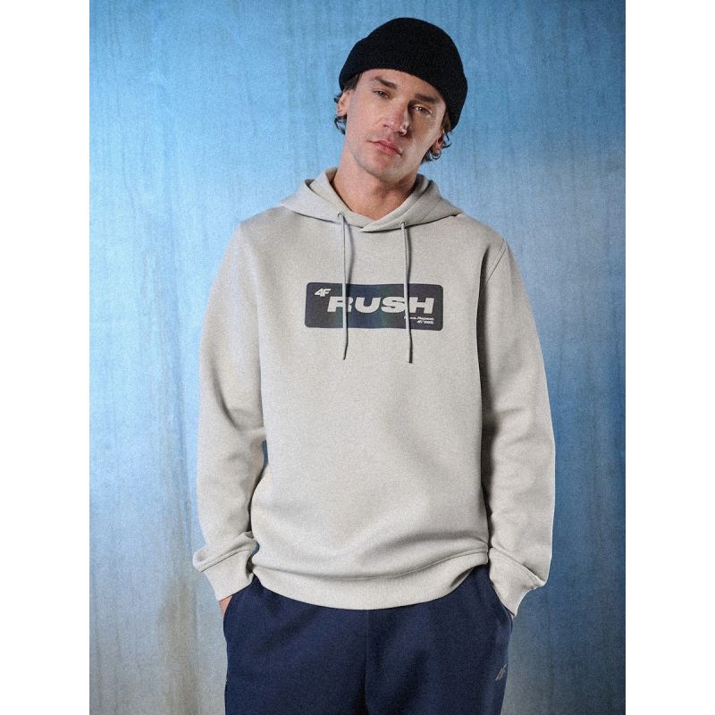 Men's regular hooded sweatshirt 4F