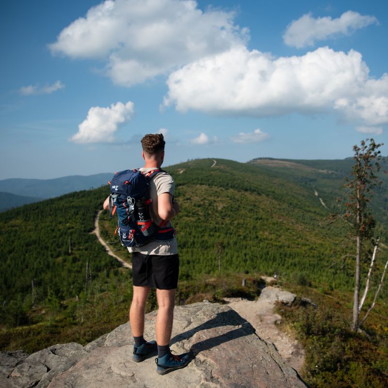 Nc1993 Northlake Navy Blue Tourist Backpack 30l+10 Nils Camp sötétkék hátizsák