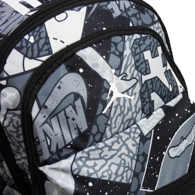 AIR Jordan Jam Patrol Backpack Sport School Backpack – fekete hátizsák MA0924-F69