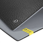 HMS MFK03 gray- club fitness mat with holes fekete jóga matrac 17-44-288