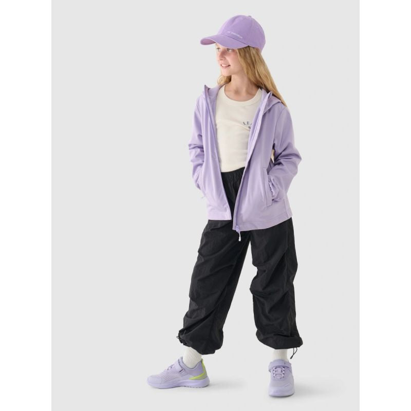 Windproof softshell with neodry 5000 membrane for girls 4F Junior 4FJWAW24TSOFF261-51S dzseki