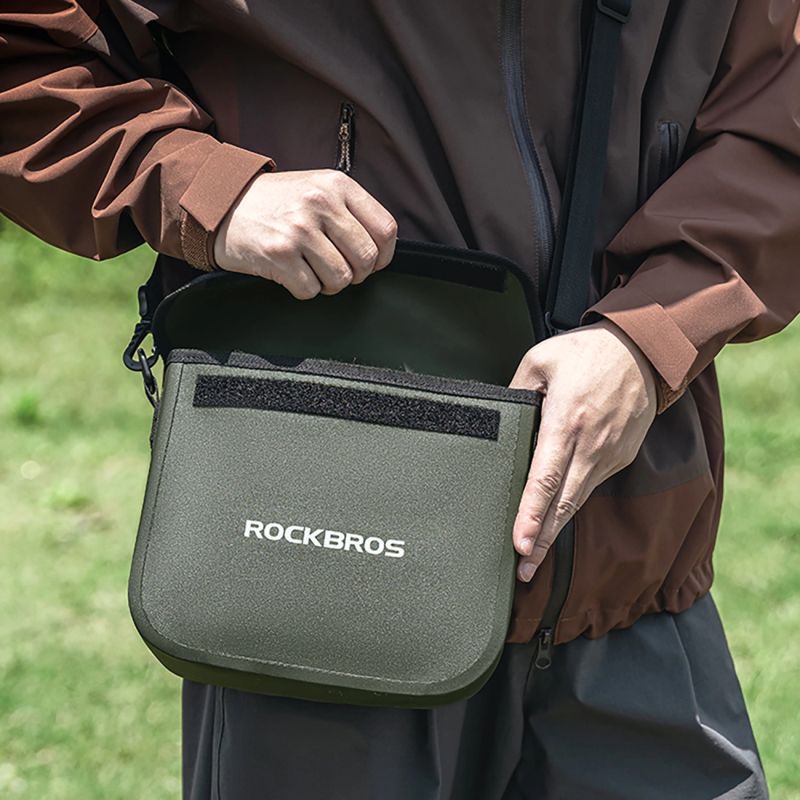 Rockbros Thermal Backpack with Insulation 18l Ergonomic - Green zöld backpacks, tourist equipment