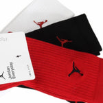 AIR Jordan Men’s Everyday Dri-Fit Crew Basketball Socks, 3-Pack – fekete zokni DX9632-918
