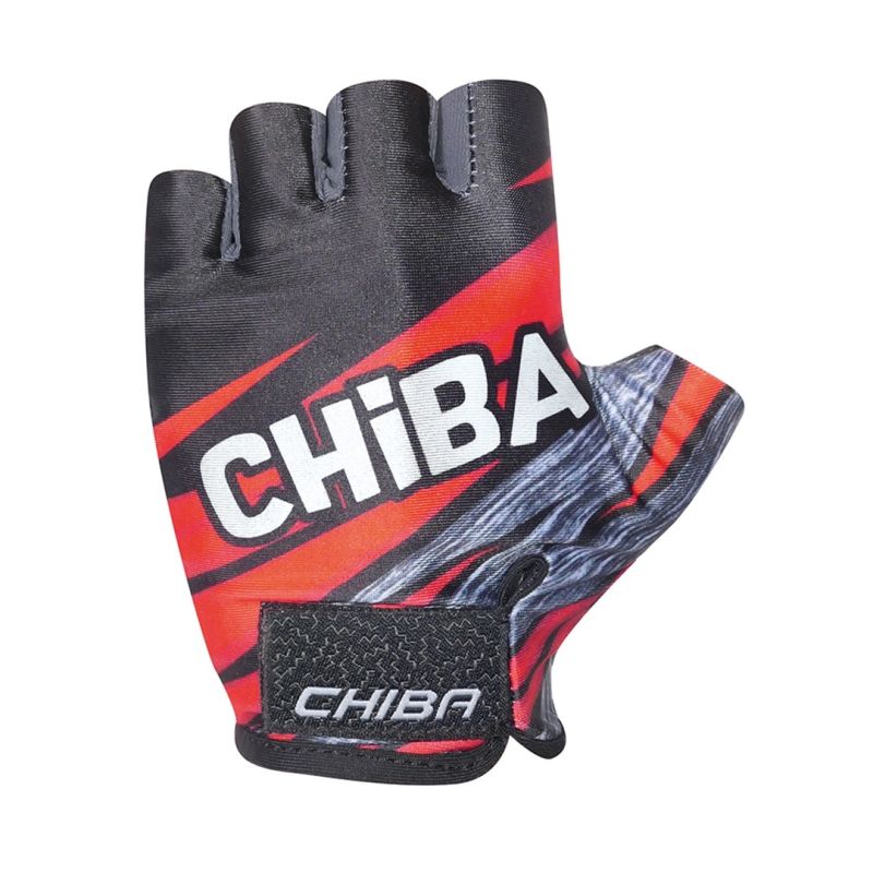 CHIBA gloves KIDS red piros kesztyű