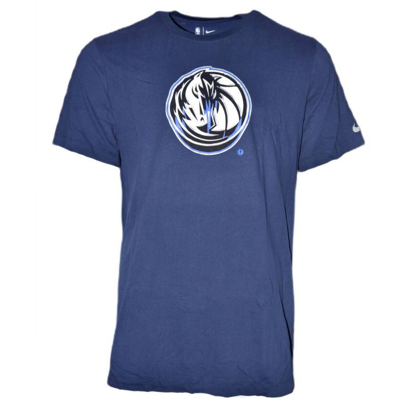 Nike Dallas Mavericks Essential Dry T-shirt Chrome Logo College Navy - CZ7252-419 sötétkék póló