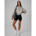 Women's loose sweatshirt without hood 4F