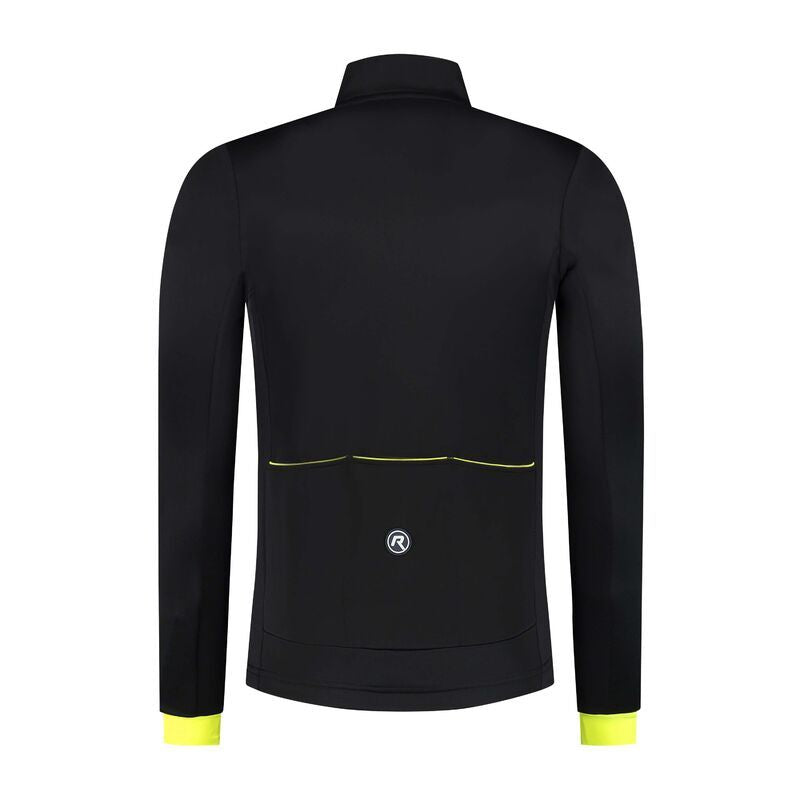 Rogelli long sleeve T-shirt CORE black-fluorescent 3XL fekete póló