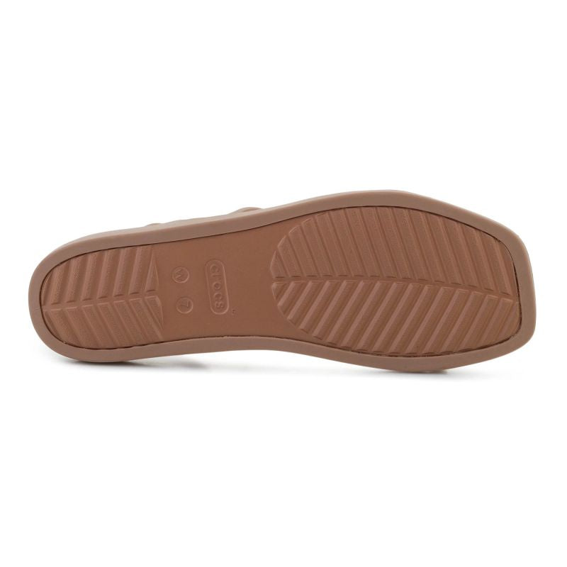 Crocs Miami Ankle Strap Sandal In Milk Chocolate