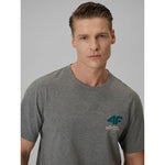 4F Men's regular plain T-shirt póló 4FRSS26TTSHM3990-24M