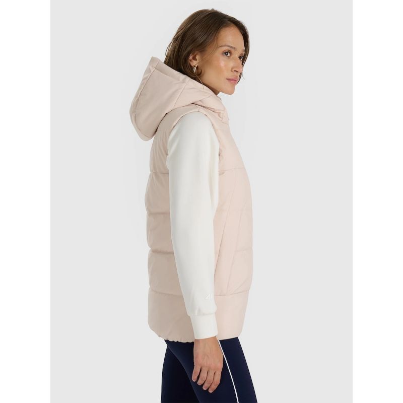 Women's down vest with synthetic filling 4F 4FRAW25TVJAF327-83S kabát