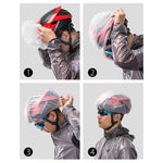 Rockbros rain cover - black czarny covers
