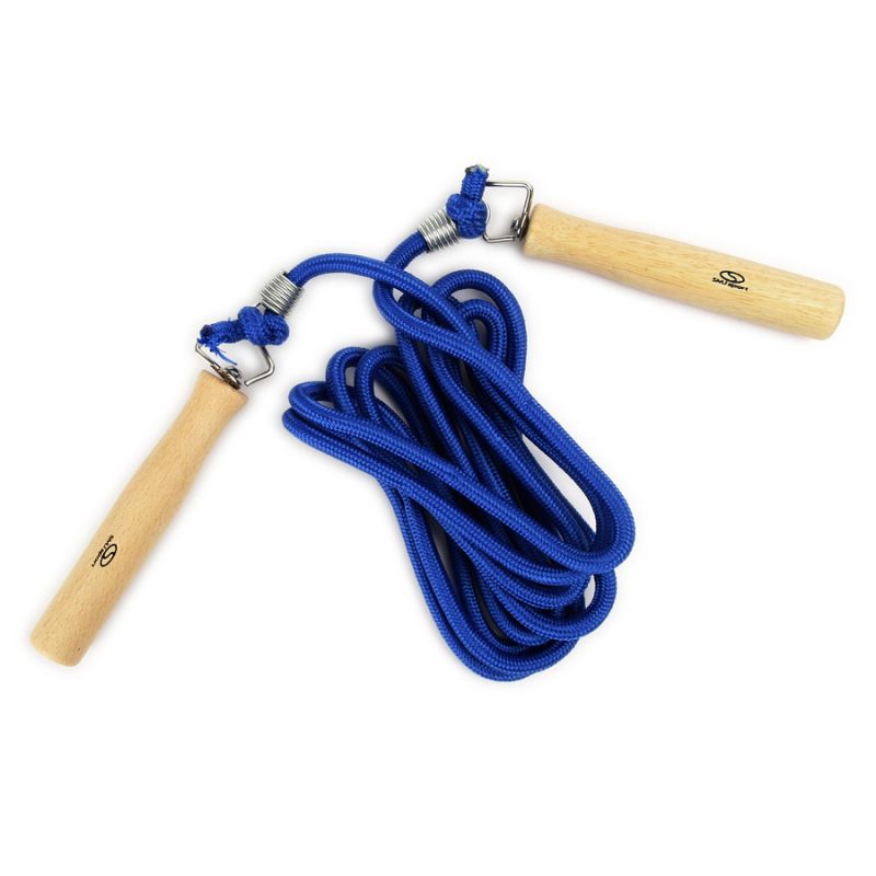 SMJ sport JR280 cotton skipping rope - 280 cm red piros edzőfelszerelés