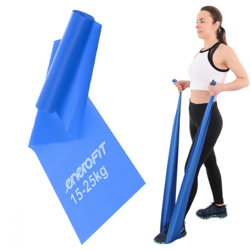 Enero Pro TRAINING TAPE FOR PILATES EXERCISES .550MM 15-25KG kék training bands, training equipment, socks tapes