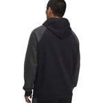 Under Armour Men's Rival Fleece Colorblock Hoodie Black 6003958 fekete pulóver