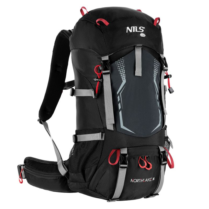 Nc1993 Northlake Black Tourist Backpack 30l+10 Nils Camp fekete hátizsák