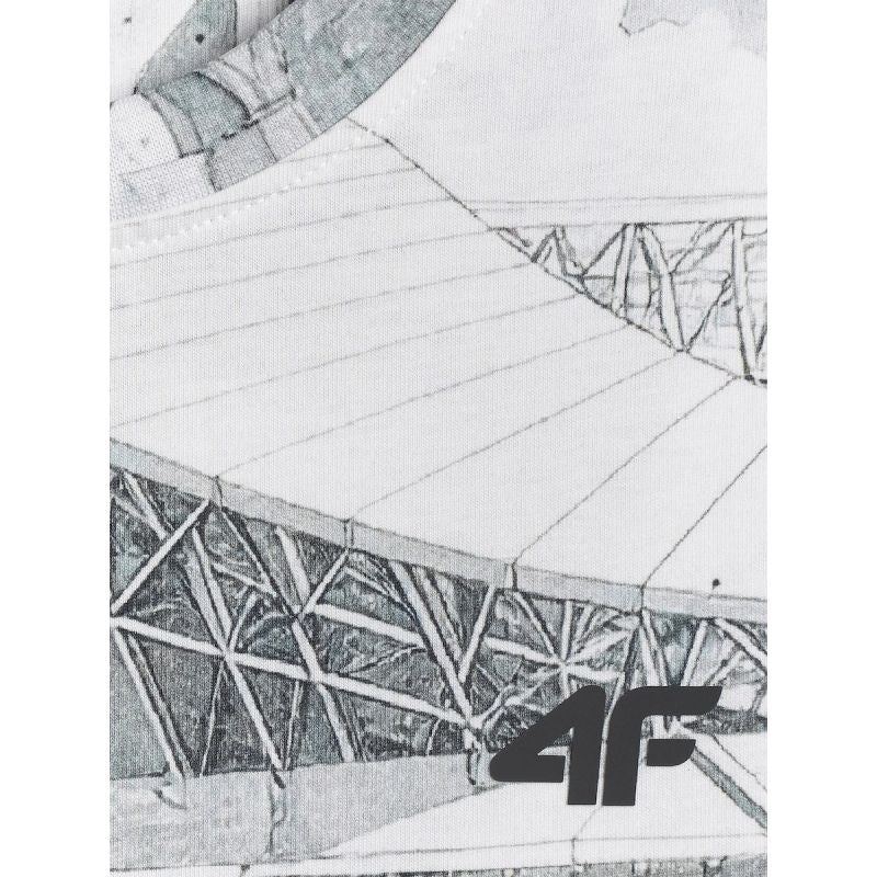 4F Men's regular printed T-shirt póló