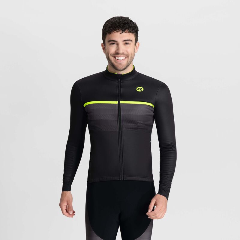 Rogelli HERO II winter black-fluorescent 2XL fekete dzseki