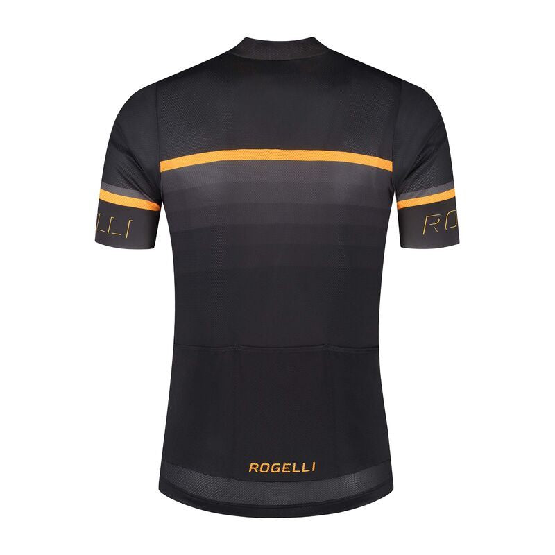Rogelli HERO II T-shirt Black and Orange 2XL narancssárga póló