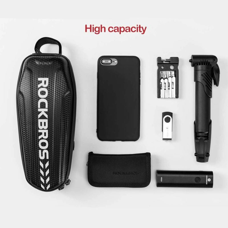 Rockbros B60 waterproof bicycle for frame - black fekete táska
