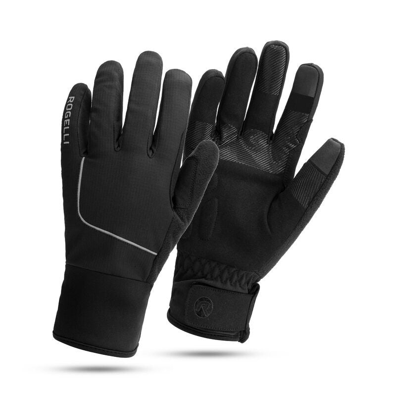 Rogelli ESSENTIAL winter gloves black fekete kesztyű