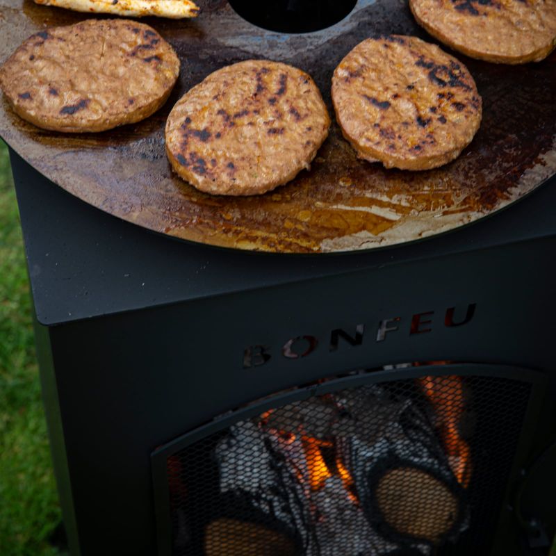 BonFeu BonCarré Garden Fireplace Black fekete hátizsák