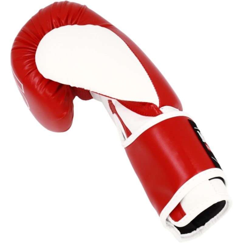 MASTERS FIGHT EQUIPMENT MASTERS RBT-PERFECT-GRIP Leather Boxing Gloves 12 oz biało - czarne kesztyű 01587-12-0105