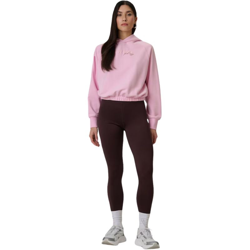 4F Women's sweatshirt F2175 light 56S rózsaszín kapucnis pulóver 4FWSS26TSWSF217556S