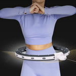 HMS Magnetic Hula Hop Set Black Hhm15 With Counter + Slimming Belt Br163 Red piros szett 17-44-654