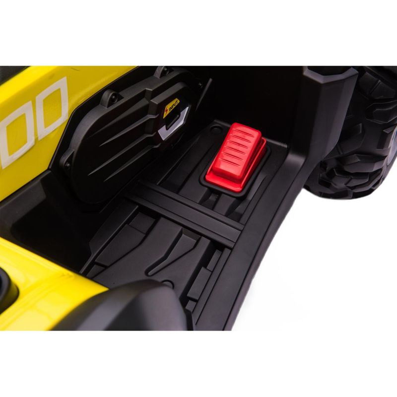 Enero Battery-Powered Quad Car Trapper Yellow sárga toys