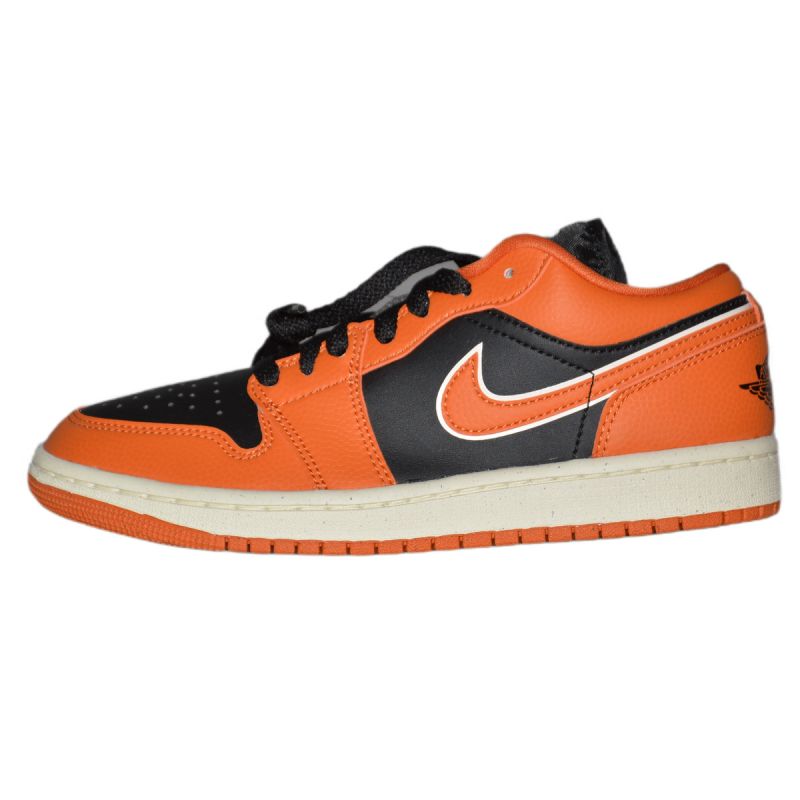AIR Jordan Women's 1 Low Se Sport Spice/Black-Coconut Milk - fekete cipő