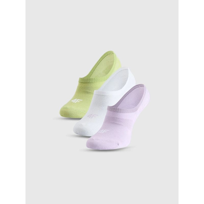 4f Women's casual ankle socks (SET OF 3) 4FWMM00USOCF473-91S General