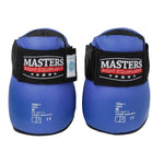 MASTERS FIGHT EQUIPMENT OSK-1 leather foot protectors (WAKO APPROVED) piros védőfelszerelés 03041-02M