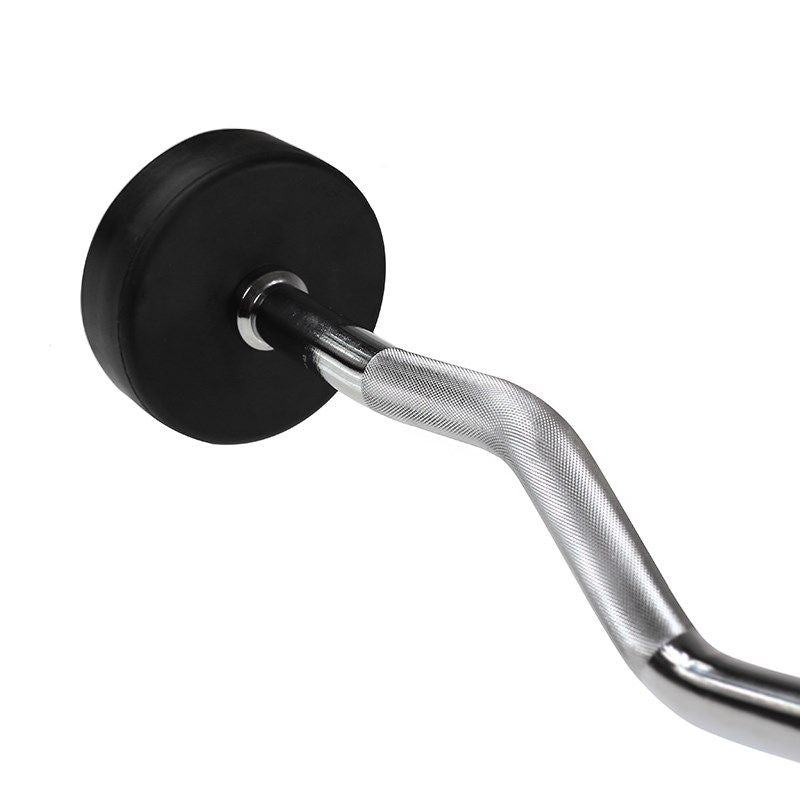 HMS Rubber-coated fixed barbell/bar, curved, 15 kg GSL15 kiegészítő 17-58-027