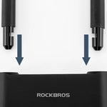 Rockbros 32210818001 SMART Bicycle Lock with Fingerprint Reader and Bluetooth Connectivity - Black