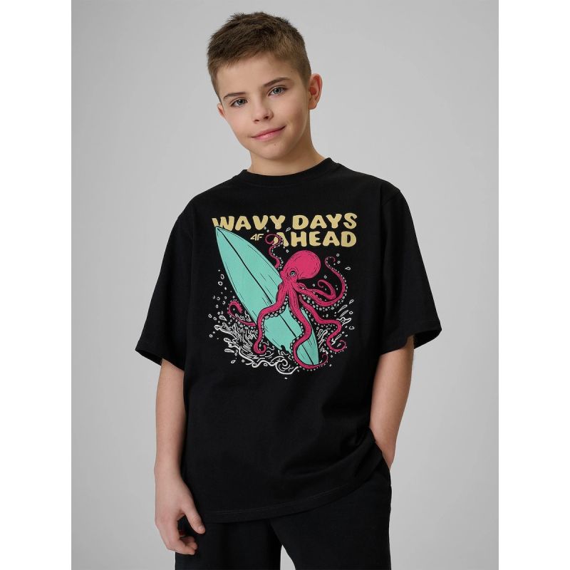 4F Boy's cotton T-shirt 158/164 ruházat 4FJRSS26TTSHM3904-20S