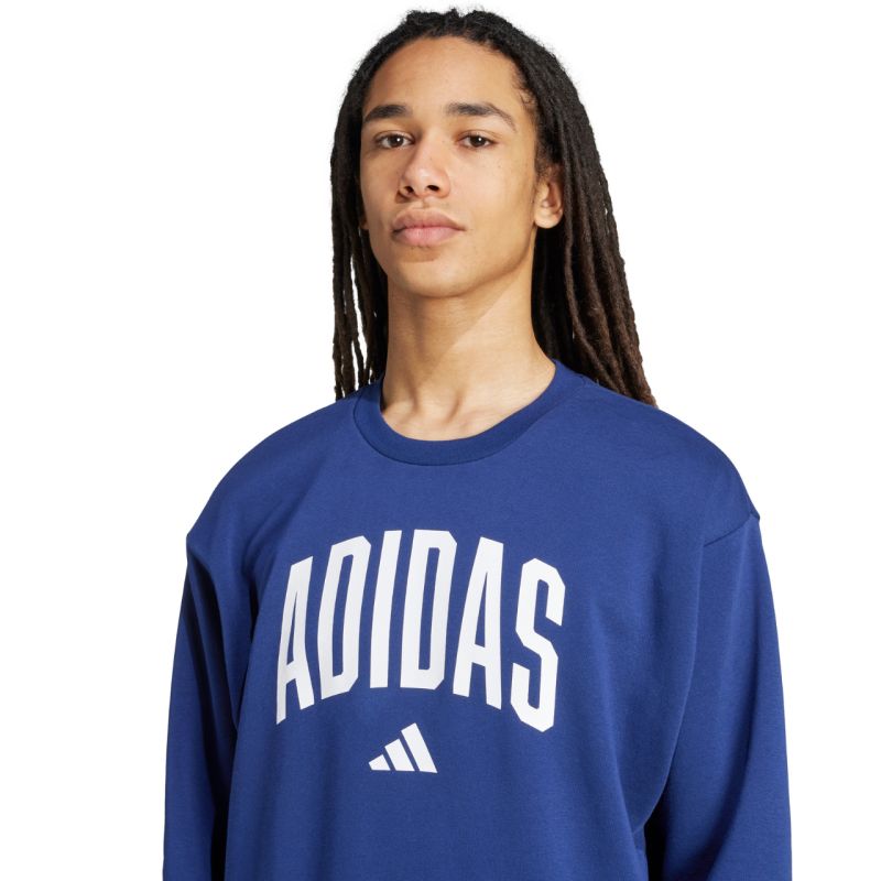 adidas Men's Collegiate Sweatshirt Blue JM1734 General