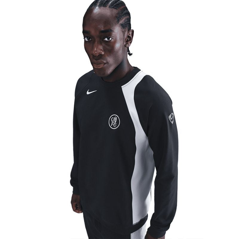 Nike Chelsea FC T90 Crew Top HQ9776-010 fekete póló