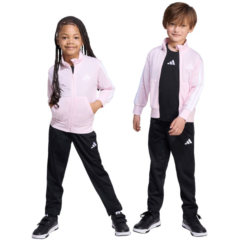adidas Essentials Climacool Pink and Black Kids Tracksuit JX8771 General