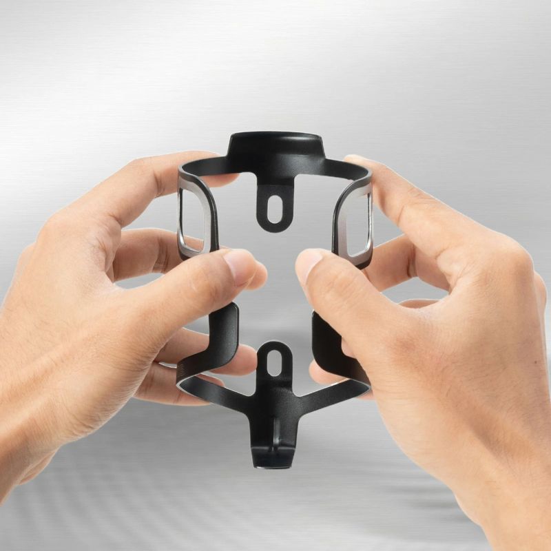 Rockbros Ultralight Aluminum Bottle Cage - Black fekete training equipment