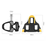 Rockbros RD9 SPD Carbon Fiber and Titanium Alloy Pedal Cleats - Black