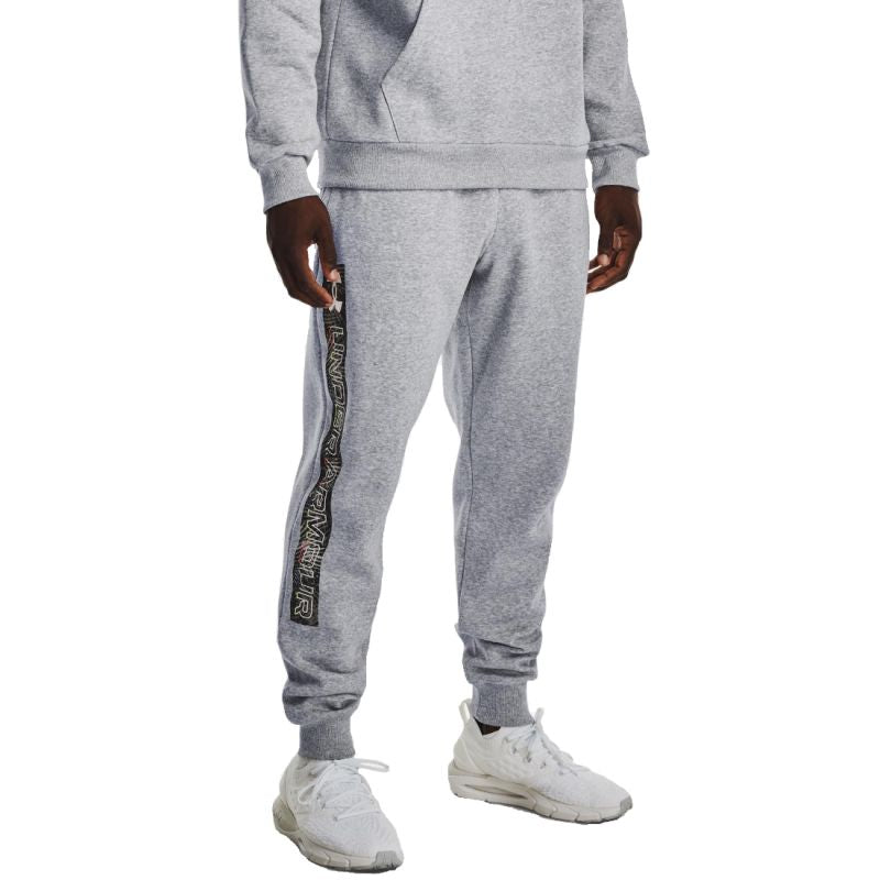 Under Armour Armor Rival Fleece Graphic Joggers M 1370351-011 Nadrág
