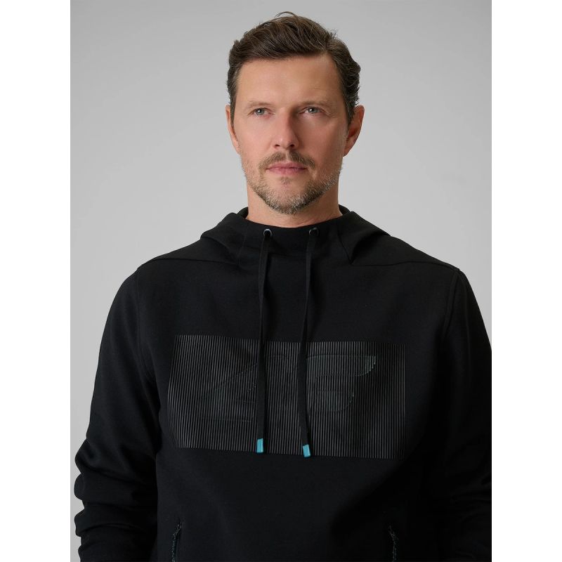 4F Men's regular hooded sweatshirt pulóver