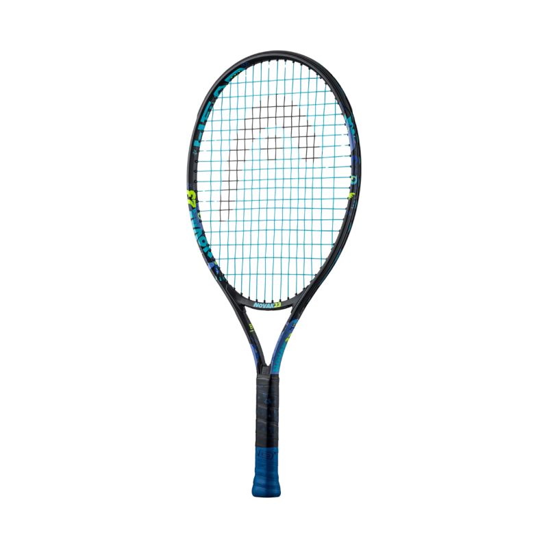 Head Novak 23 cv3 3/4 tennis racket with cover, black and blue, 235014 SC06