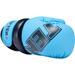 TOP TEN ROTT "GLOSSY BLOCK" Open Gloves jasnoniebieski+xs kesztyű